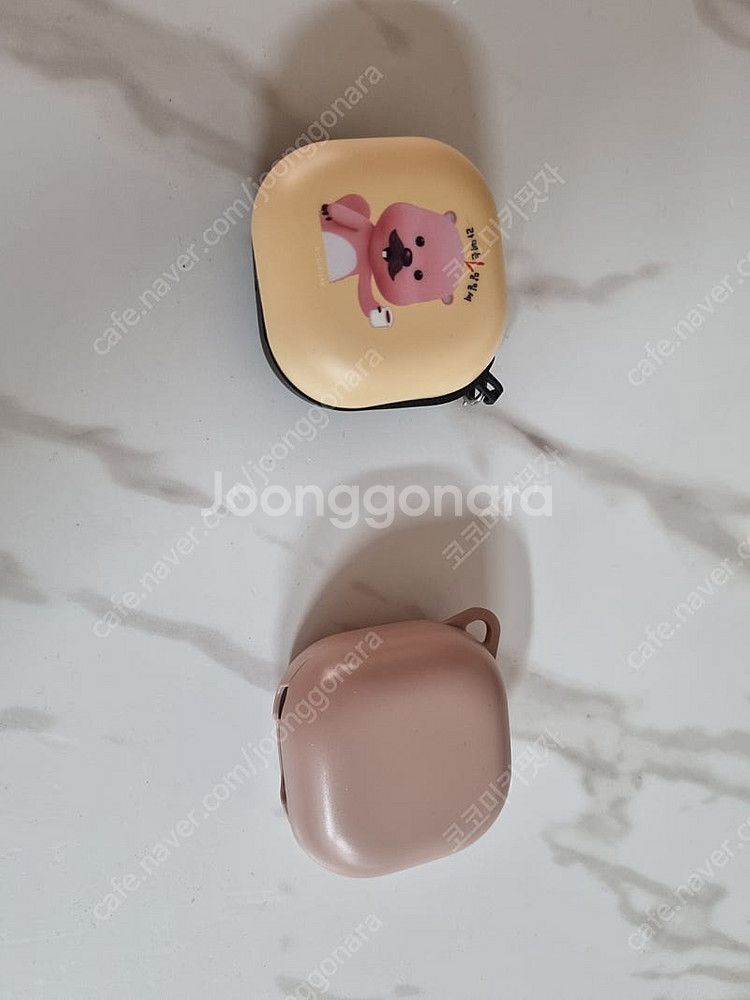 삼성 버즈라이브 이어폰 케이스 2개--0