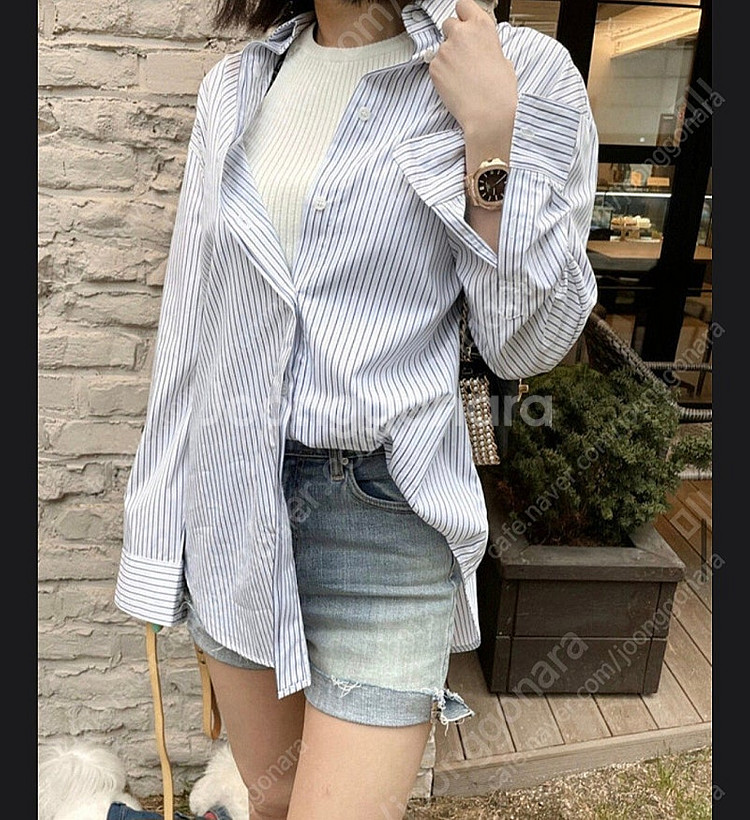 라온컴퍼니 (뮤제라) 오르 체크셔츠--0