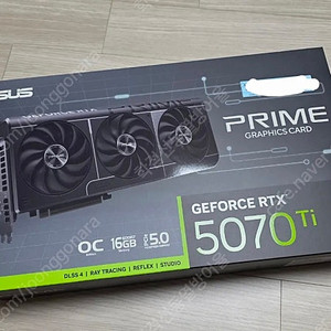 ASUS PRIME 5070TI OC 16GB 8월 5일 구매분 판매합니다
