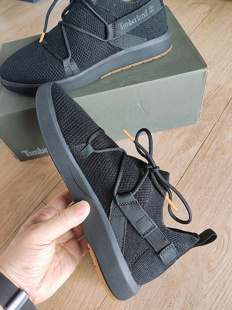 팀버랜드 남성 스니커즈 니트 소재 8.5W (운동화기준 275)새제품--3