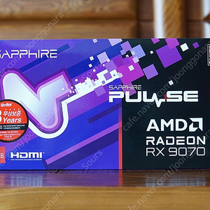 SAPPHIRE 라데온 RX 9070 PULSE D6 16GB