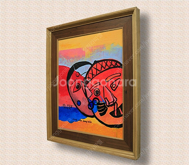 탈그림 유화--2