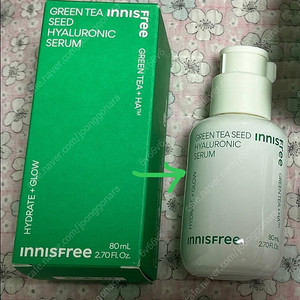 이니스프리 그린티 씨드 히알루론산 세럼 80ml