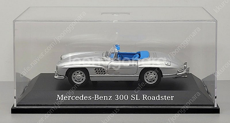 1:43 슈코 벤츠 300 SL 로드스터 실버 다이캐스...--1