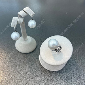 14k 남양진주 set (반지,귀걸이)