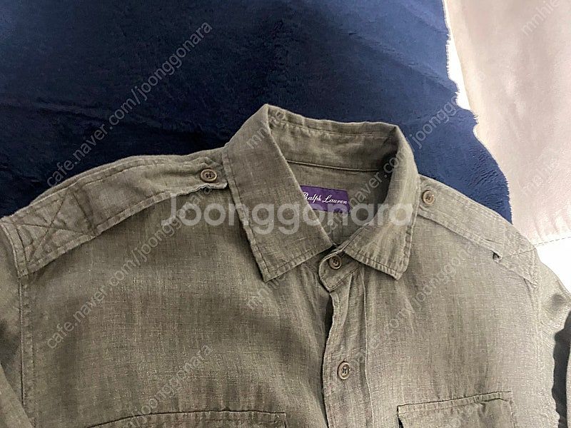 [옷정리급처] 폴로 랄프로렌 퍼플라벨 린넨 워크 셔츠 ...--2