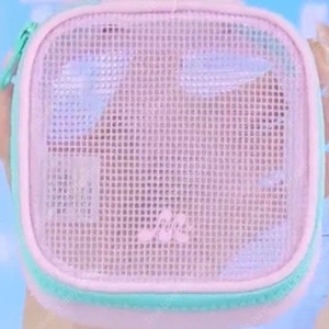 마몽드 핑크 메쉬 파우티, 민초몬 키링 5000원