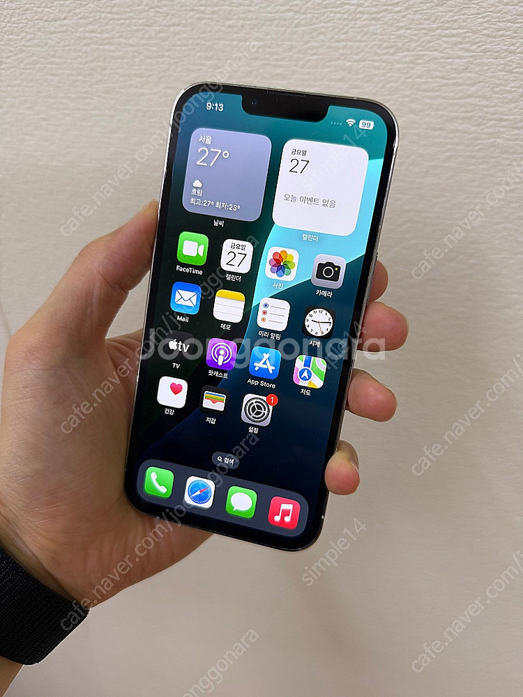 아이폰13 프로 PRO 실버 화이트 128GB 팝니다 ...--2
