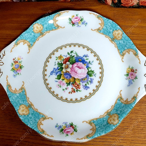 로얄알버트 레이디에스콧 레이디에스코트 양귀접시 케익접시 귀달이 접시