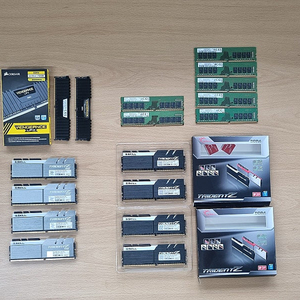 지스킬, 벤젠스, 삼성 DDR4 각종 램