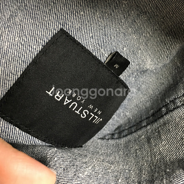 23 질스튜어트 남성 그레이 초어 데님 자켓 100 /...--5