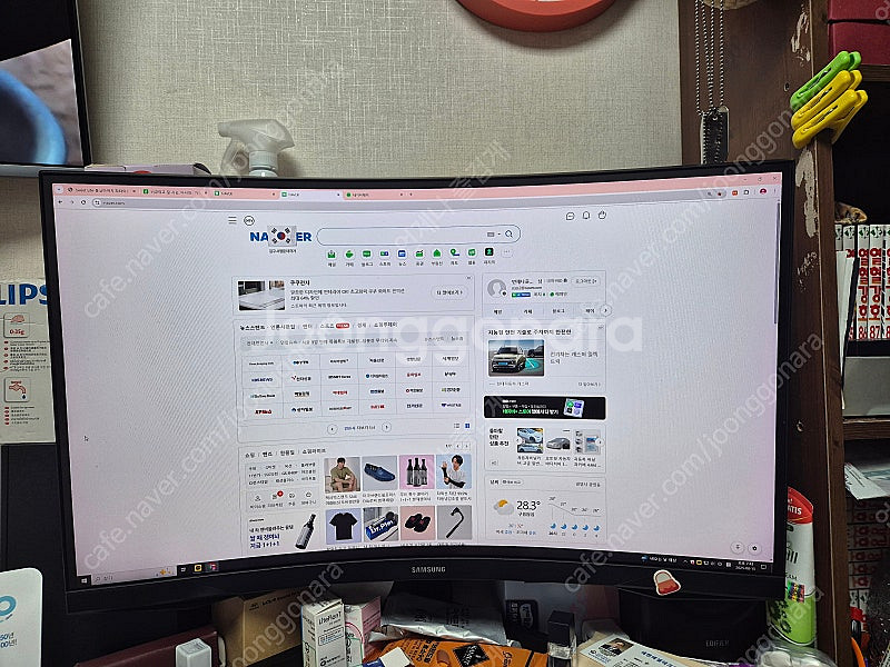 삼성전자 오디세이 27인치 커브드 모니터 판매합니다--2