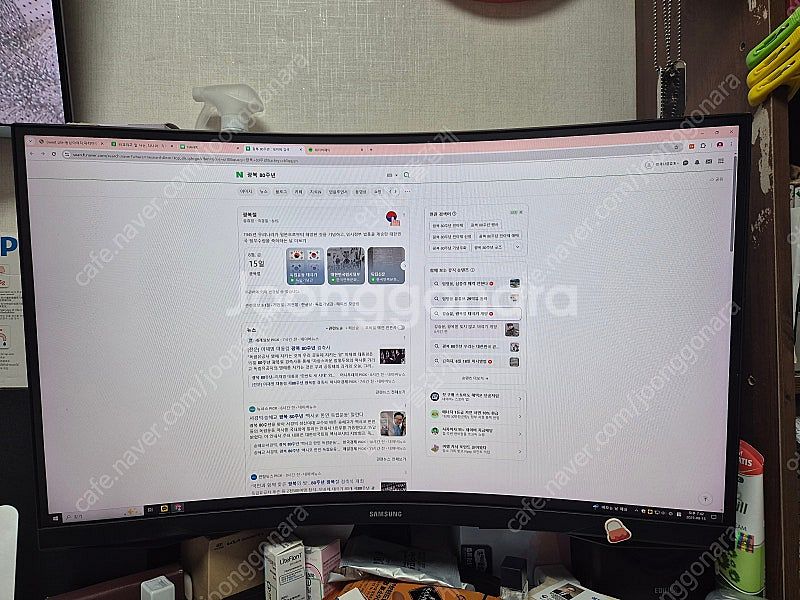 삼성전자 오디세이 27인치 커브드 모니터 판매합니다--3