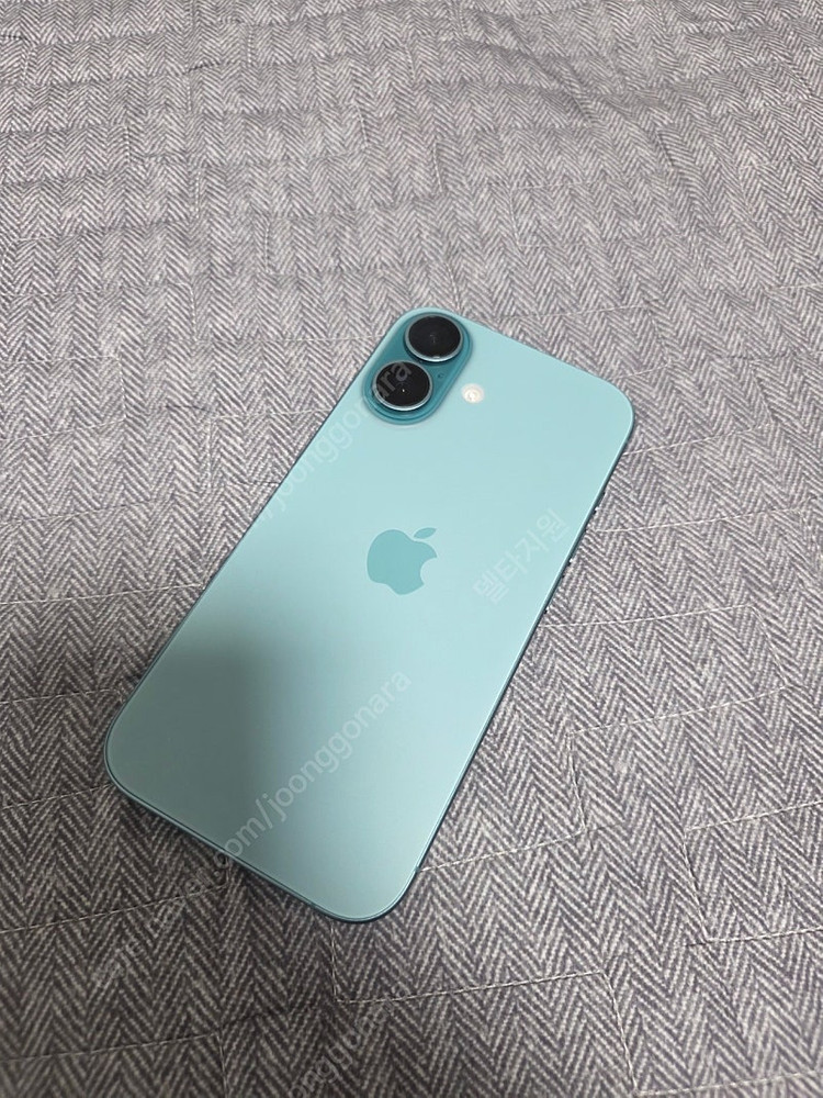아이폰 16 256GB 틸(민트색) 팝니다--3