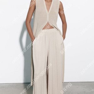 ZARA 자라 플리츠 팬츠, 자라 밴딩 팬츠