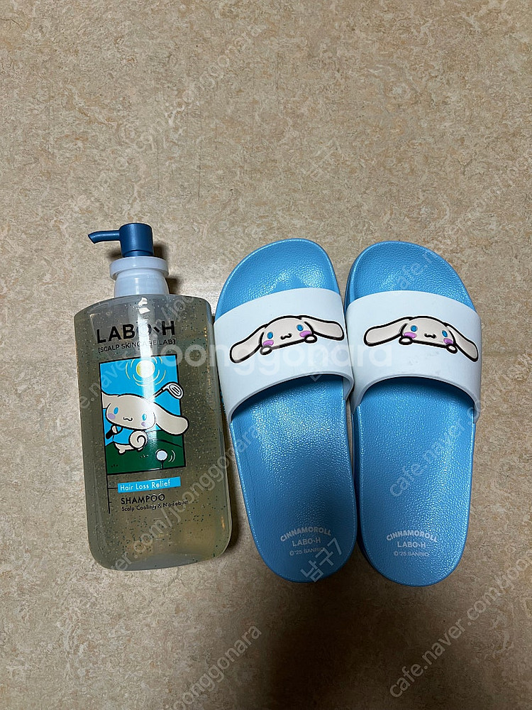 라보에이치 쿨링 노세범 샴푸 750ml + 시나몬롤 슬...--0