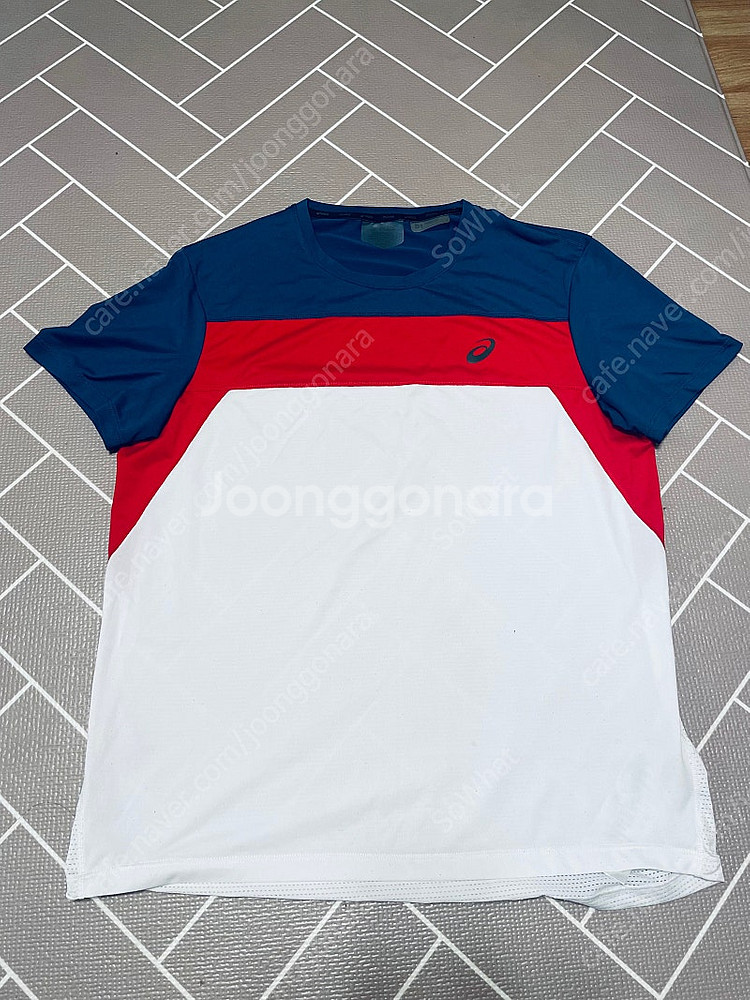 아식스 레드페이스 운동복 상의--0