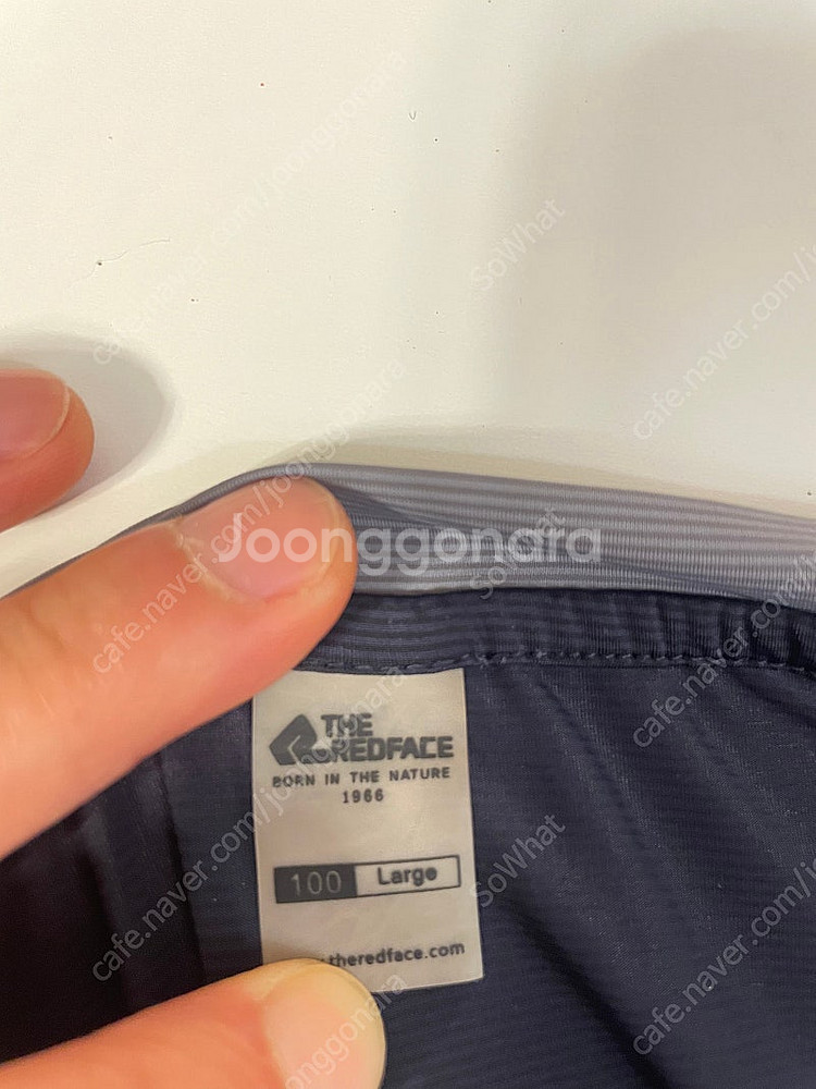 아식스 레드페이스 운동복 상의--3