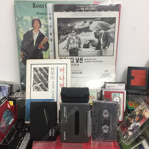 워크맨 고장품 2대(Sony +Aiwa)+녹음된 Maxell 메탈테이프 일괄판매/택포가