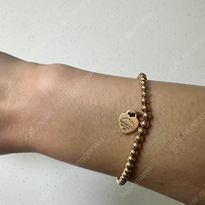 14k 리턴투 볼 팔찌 3mm