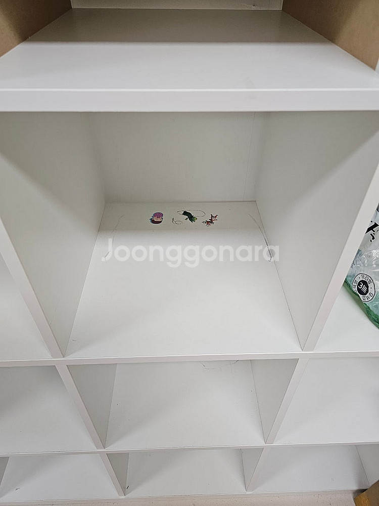 이케아 칼락스 4x4 수납함 2개 (+인서트 14개)--2