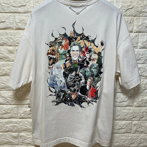 송지오 반팔티 24FW DC콜라보 빌런즈 프린팅