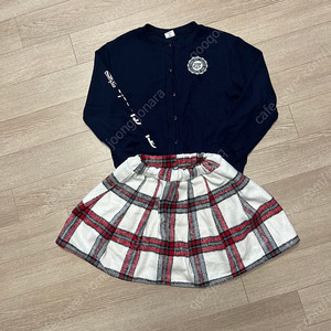 포크칩스 여아가디건 2XL+ 러브로지 치마 XL
