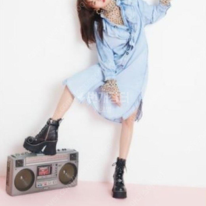 김현아 오즈세컨 데님 원피스 0(44~66)