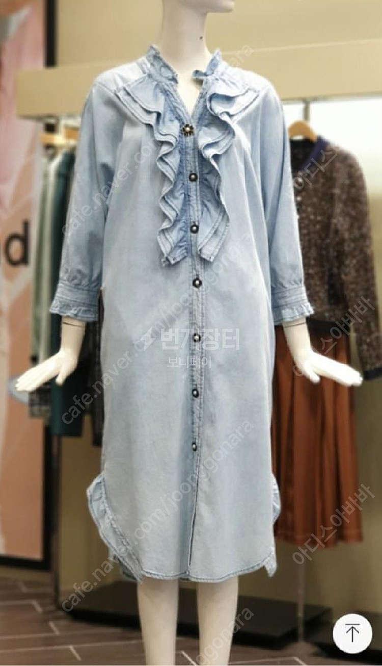 김현아 오즈세컨 데님 원피스 0(44~66)--1