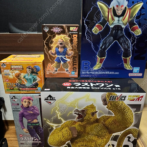 이치방쿠지 제일복권 드래곤볼 죠죠 원피스 A상 B상 라스트원 피규어 미개봉 판매합니다.