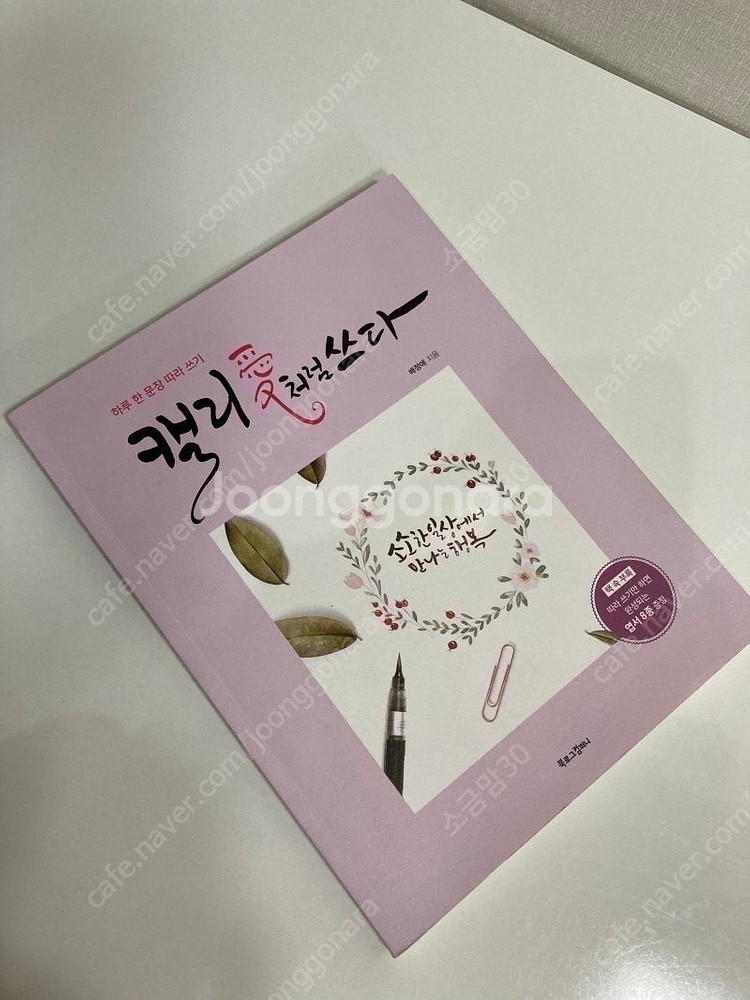 북로그컴퍼니 / 캘리愛처럼쓰다 / 배정애 / 캘리그라피--0
