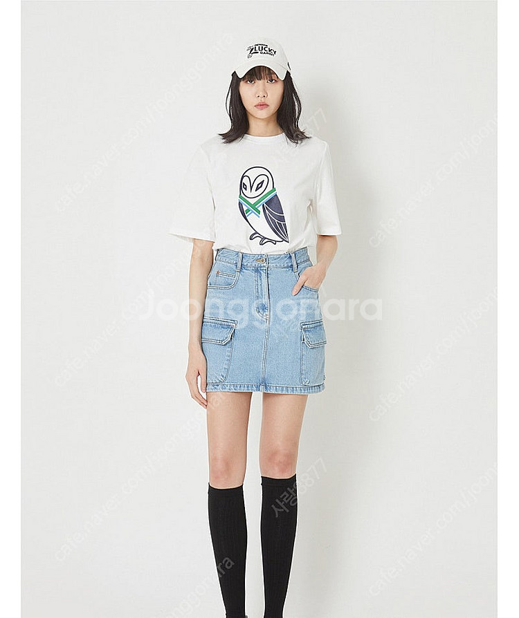 럭키슈에뜨 23년 쁘띠 슈에뜨 반팔 티셔츠 라운지 휴가...--0