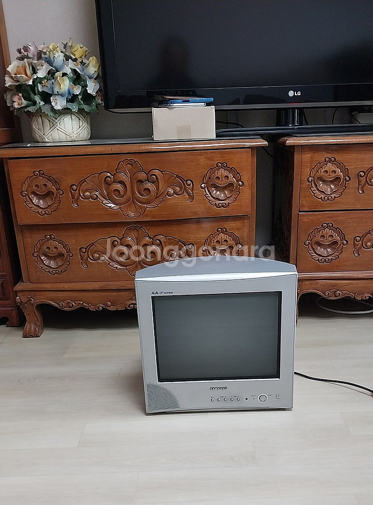 삼성 브라운관 소형 TV 15인치 명품 완전평면 옛날 ...--1