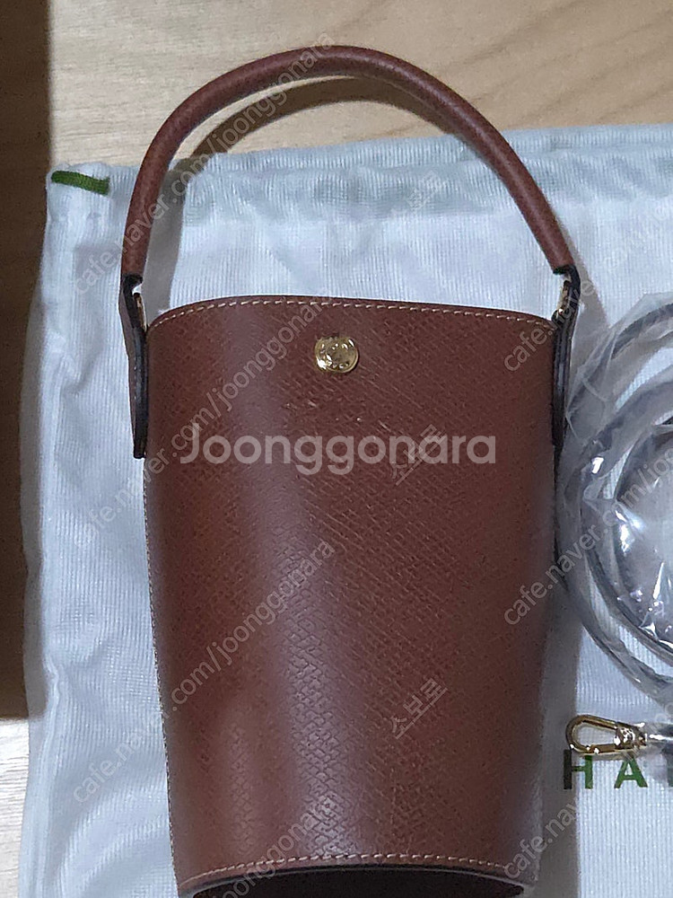 롱샴 에퓌르 가죽 버킷백 브라운브라xs 미개봉새상품(크...--1
