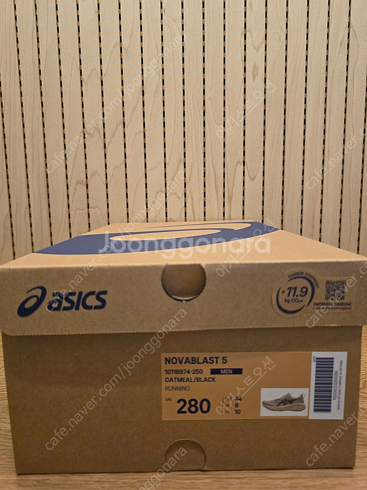 아식스 노바블라스트 5 오트밀 블랙 280--2