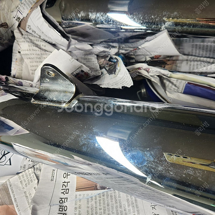 cb1100 순정 머플러와 매니폴드--0