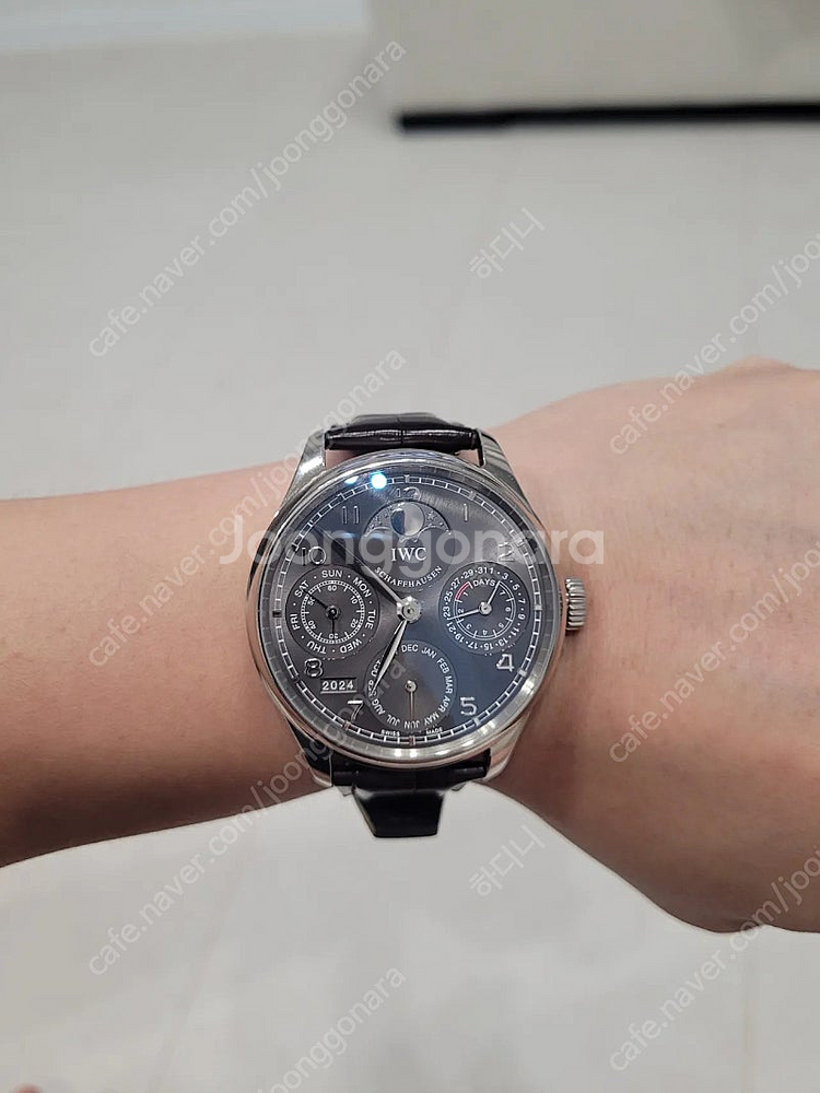 IWC 포르투기저 퍼페츄얼캘린더 ppc 화이트골드--0