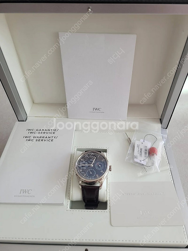 IWC 포르투기저 퍼페츄얼캘린더 ppc 화이트골드--4