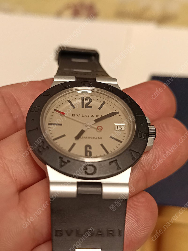불가리 알루미늄 오토매틱 38미리--3