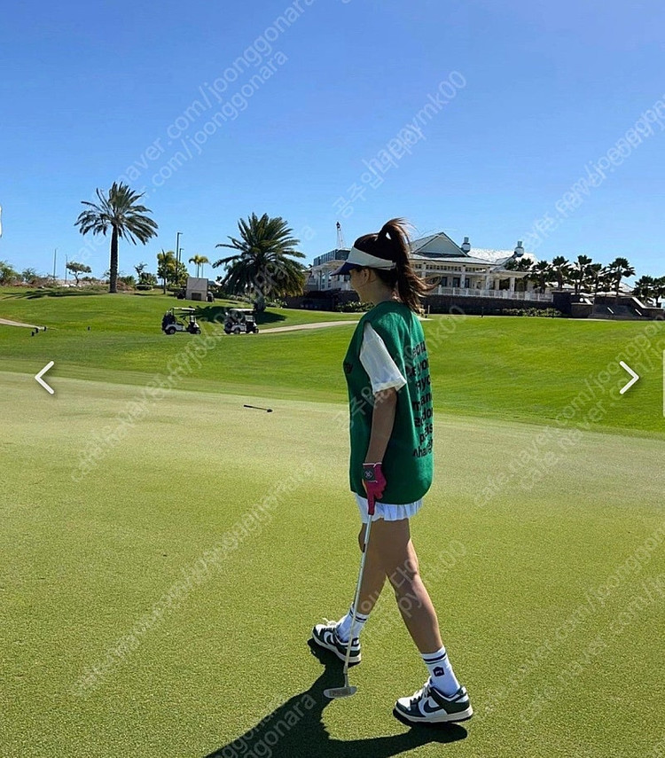 [새상품] 노앙 뉴키즈 러브 시티 니트 베스트 그린 Nohant love city knit vest green 이미지