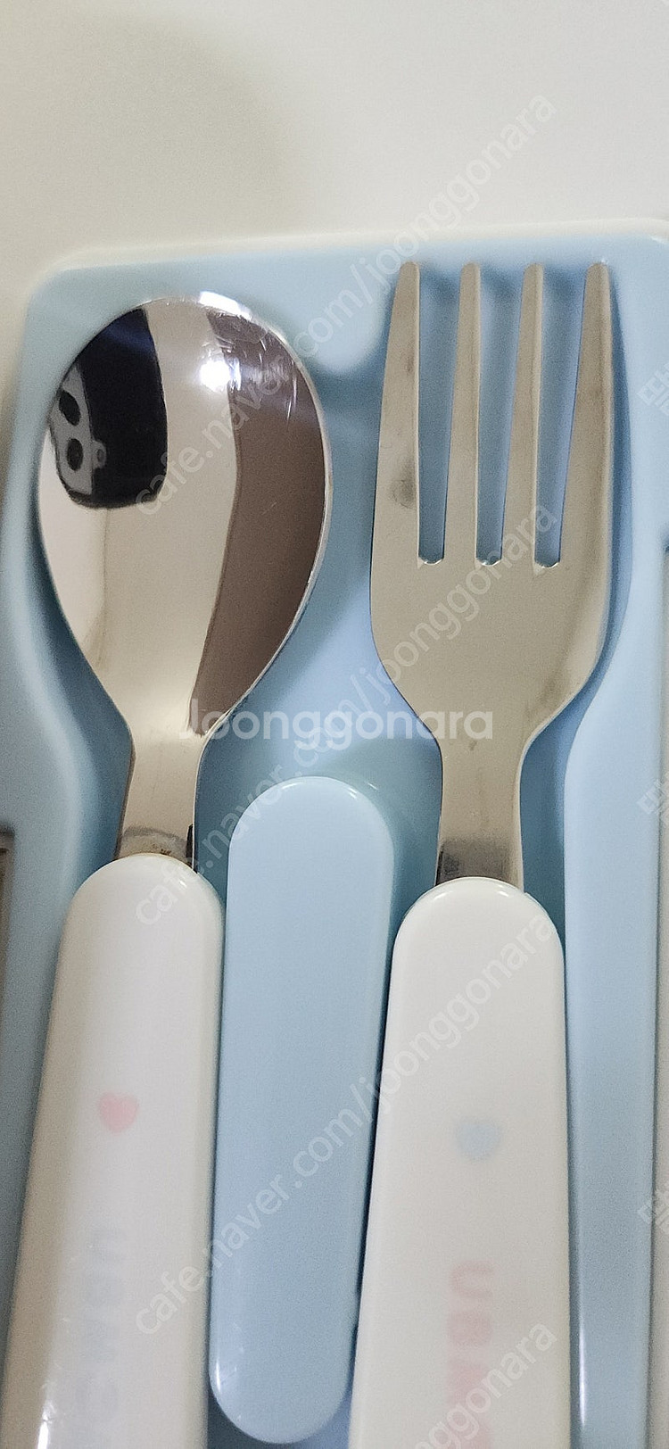모윰 유아 식판 & 유비맘 수저세트--4