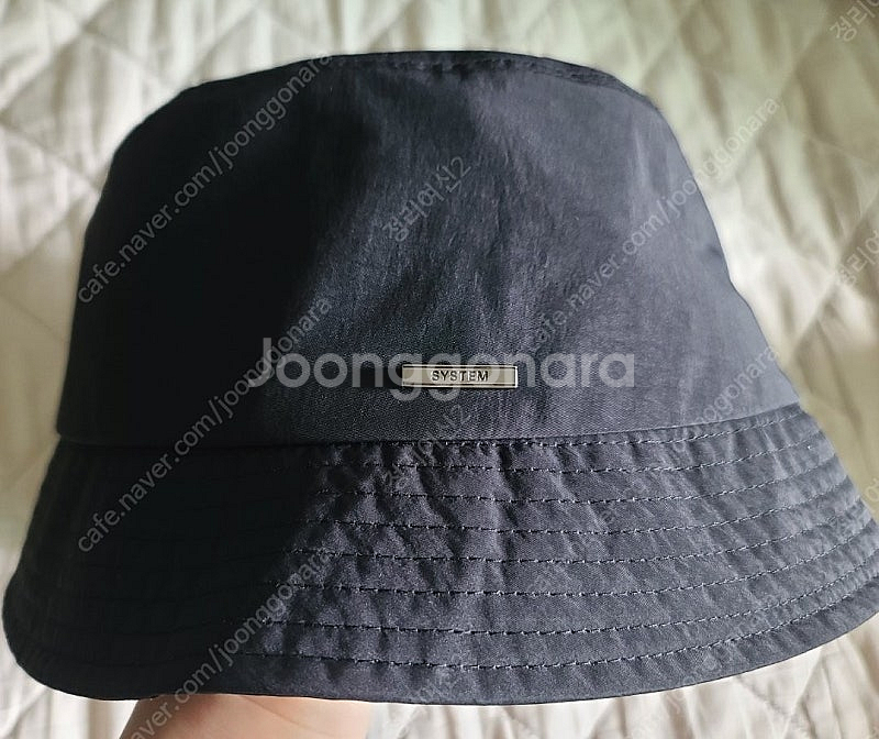 한섬 패밀리세일 시스템 블랙 벙거지모자--1