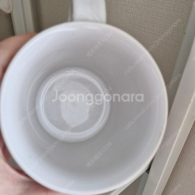 스웨덴 빈티지 호가나스 체리 머그컵--4