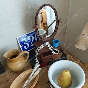빈티지 탁상용 거울 인테리어소품