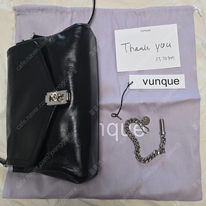 분크 vunque 오캄두숄더 스몰 블랙(메탈체인포함)