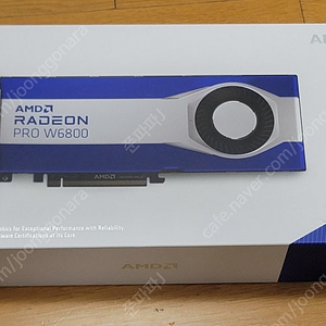 AMD Radeon Pro W6800 그래픽카드