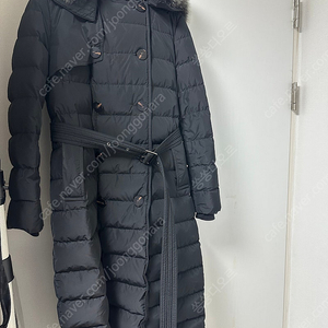 보브 블랙 롱 패딩 66사이즈