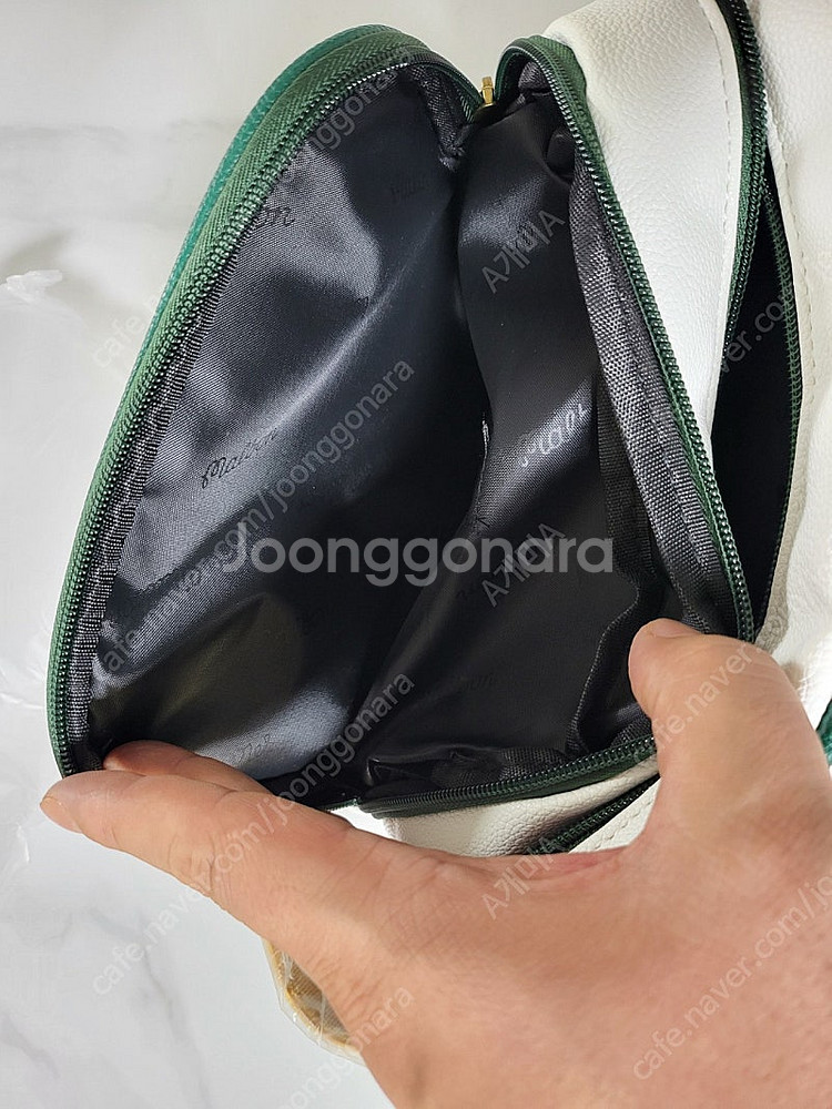 말본 골프 파우치 새상품팝니다 그린, 화이트 2종류 손...--6