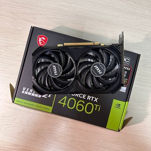 MSI RTX 4060 Ti 벤투스 2X 블랙 OC 8GB 보증남음