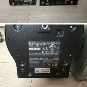 SONY EVI-D70, SRG-120DH 컬러 비디오 PTZ 카메라, 스미스 코로나 일렉트라 120 영문 전동 타자기